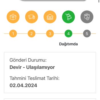 Bir Günde Kargo Devir Ulaşılamıyor Diye Bilgi Geçilmiş