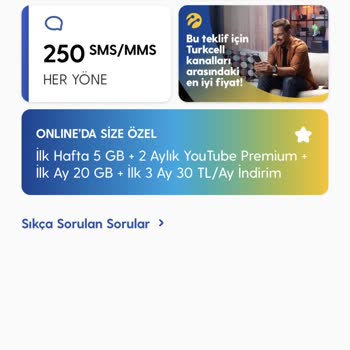 Turkcell Kendi Müşterisine Yüksek Fiyat Sunuyor.