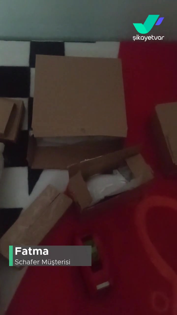 Schafer Kırık Ürün Geldi, Kırık Ürünlerin Yenilenmesini İstiyorum videonun kapak resmi
