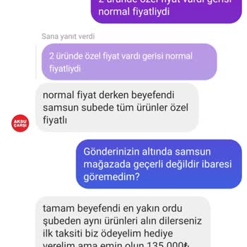 Aksu Çarşıdan Alışveriş Yapmak Pişmanlıktır