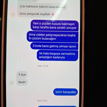 Söz Tepsisi (İnstagram) Zamanında Teslim Edilmeme
