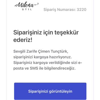 Milena Stil Ürün İadesi İçin Muhatap Bulamıyorum