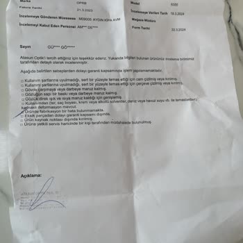 Rayban Gözlüğümün Burunluğu Aldığımdan Beri Gevşekti Sıkarken Kırdılar