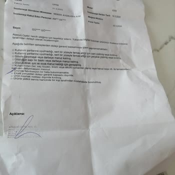 Rayban Gözlüğümün Burunluğu Aldığımdan Beri Gevşekti Sıkarken Kırdılar