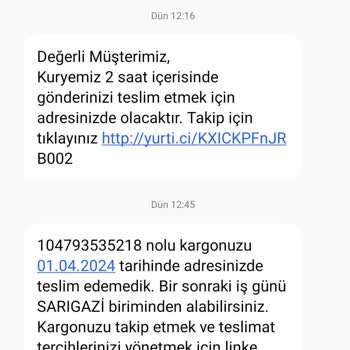Yurtiçi Kargo Kargo Teslimatı Ve Müşteri Mağduriyeti