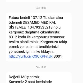 Yurtiçi Kargo Kargo Teslimatı Ve Müşteri Mağduriyeti