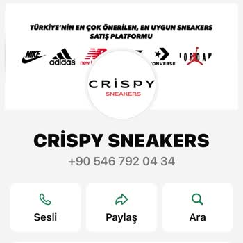Crispy Sneakers Ürün Yok, Para Yok!