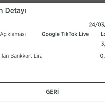 Google TikTok Live London Diye Bir Yer İzinsiz Para Çekiyor