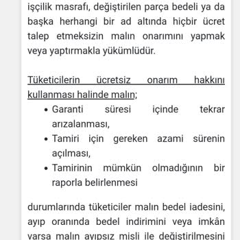 Trendyol Garanti Kapsamında Değişim Yapmıyor