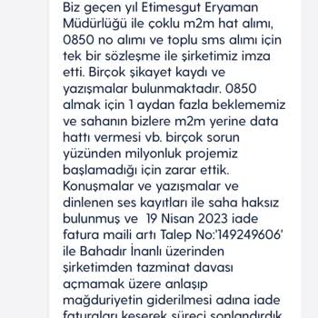 Turkcell Kurumsal 5 Aydır Talebimize Cevap Vermiyor, Sonu Çözemiyor