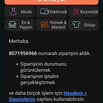 Vivense Siparişim Hala Gönderilmedi