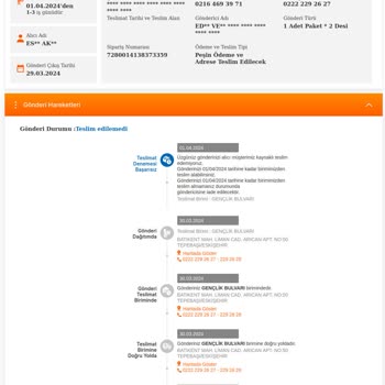 MNG Kargo Kargom Adreste Olmama Rağmen Teslim Edilmedi!