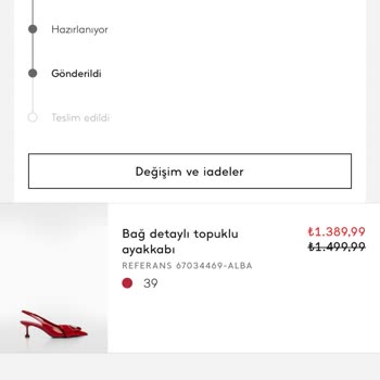 Mango'dan Aldığım Ayakkabı Giydikten İki Saat Sonra Yırtıldı.