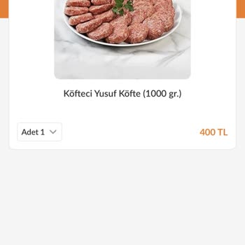 Köfteci Yusuf Dikkatsizlik Sonucu Eksik Ürün Gönderimi