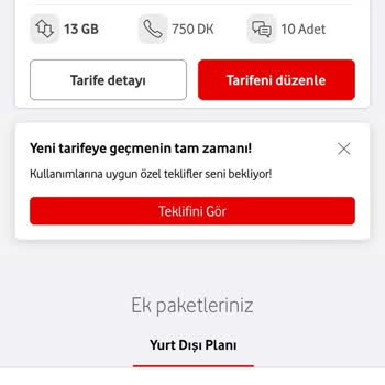 Vodafone Yanıltıcı Farklı Beyanları