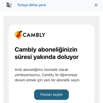 Cambly Tarafından Mağdur Edildim, Aboneliğimi Yenilemediler.
