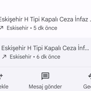 Eskişehir Sivrihisar Kapalı Ceza Evi Telefonları Açmıyor!