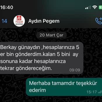 Pegem Akademi Ücret İadesi Gecikmesi