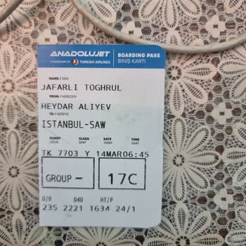 Anadolu Jet Ve Turkish Airlines Uçuşundaki İhmaller