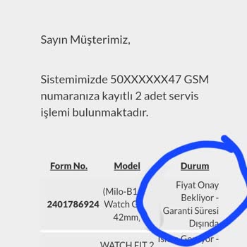 Huawei Ve KVK Garantili Ürünü Önce Garanti Süresi Bitti Diyor.