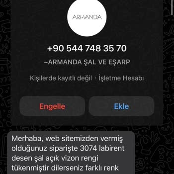 Armanda Şal Armanda Yalandan Kargo Çıktı Diye Mesaj Atıyor