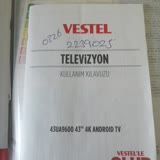 Vestel Televizyonumda Ses Var Görüntü Yok