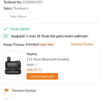 Haylou T15 Bluetooth Kulaklık