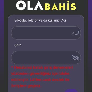 Olabahis Hesap Sorunu Ve Güvenlik Uyarısı