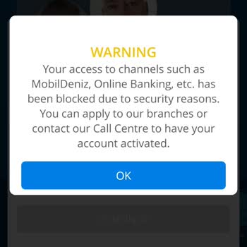 Denizbank Hesabımı Bloke Etti