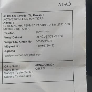 Active Tekstil Kesinlikle Alınmaz Muhatap Yok Telefonlara Bakan Yok