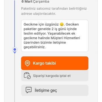 Hepsiburada Ürünün Elime Hala Gelmemesi