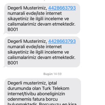 Türk Telekom Telekom'da Hizmet Alamadan Cayma Bedeli Çilesi