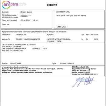 Kendi Kendine Enpara Webpos Çekimi