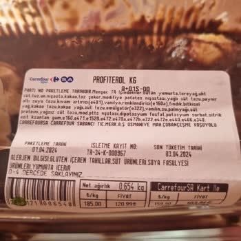 Carrefour SA Tadı Bozulmuş Tatlı