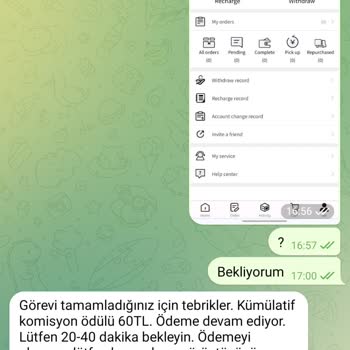 Telegram Trendyol Ürün Beğenme Para Kazandırma
