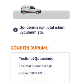 Modamizbir Hepsijet Kargo Getirmemesi