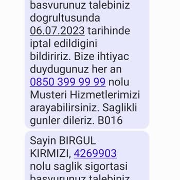 Allianz Sigorta Allianz Kullanılmayan Sigortanın Parasını İade Etmedi