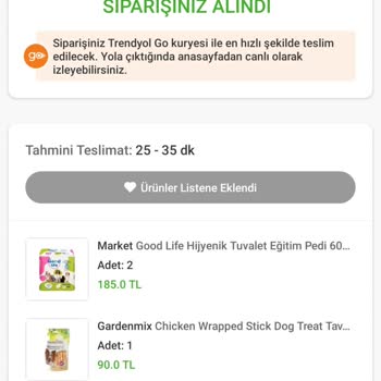Getir Yanlış Ürüne Cevap Yok