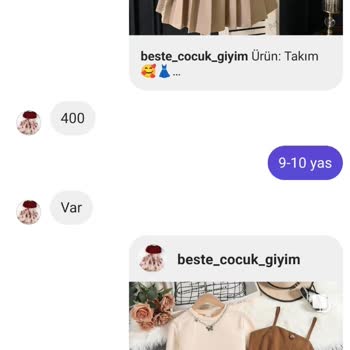 Beste_cocuk_giyim (Instagram) Yanlış Ürün Geldi Ve Engellediler