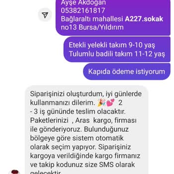 Beste_cocuk_giyim (Instagram) Yanlış Ürün Geldi Ve Engellediler