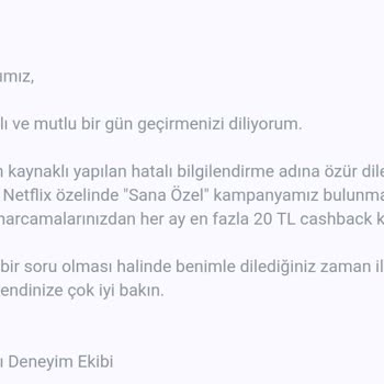 Papara Netflix Cashback 210 TL!