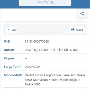 Hepsiburada İnternet Üzerinden Satın Alınan Telefonun IMEI Kaydı Sorunu
