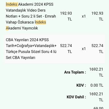 İndekskitap Sipariş Mağduriyeti