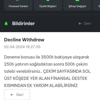 Bayspin Çekim Talebini Reddedildi