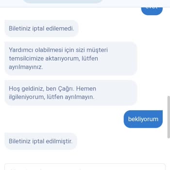 Obilet Bilet Ücretimi İade Etmiyor