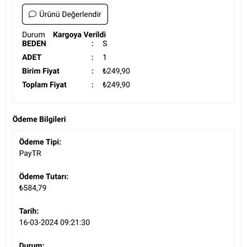 Charmé Butik Siparişim 18 Gündür Gelmedi