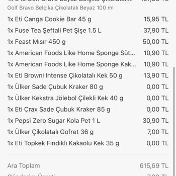 Yemeksepeti Marketin Hatalı Sistemi Ve Müşteriyi Umursamaması