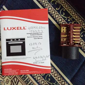 Luxell Fırın Bozuk Kademe Şalteri