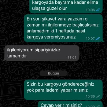 Sneakersonline.tr 1 Haftadır Bir Siparişi Kargoya Veremedi
