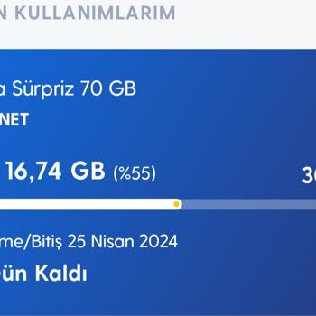 Turkcell Sosyal Medya Kullanımlarımın Normal İnternet Paketinden Düşmesi